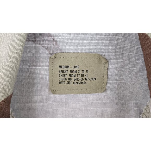 Adult military desert camo camouflage field jacket medium long - Picture 6 of 6